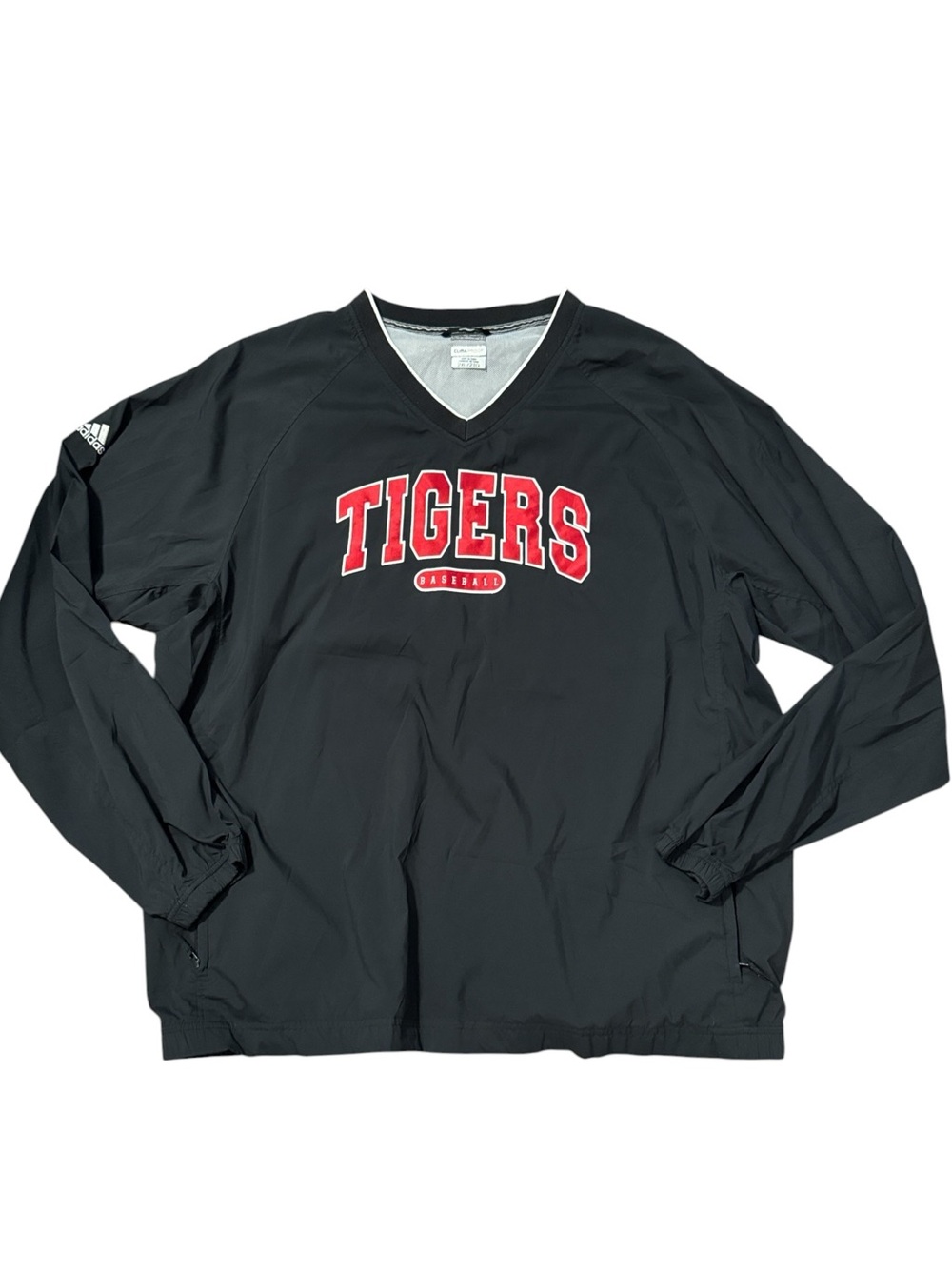ADIDAS TIGERS Baseball windbreaker pullover 2XL